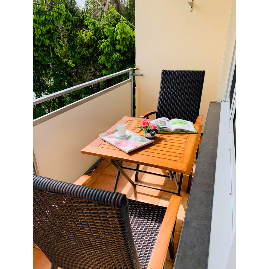 Balkon zum … gemeinsamen Genießen und Entspannen